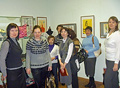 Члены МБО «Парус» на открытии выставки «Мода глазами детей» (2011 г.)