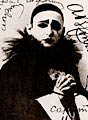 Афиша. Вертинский в образе черного Пьеро. 1918 г.