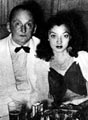 С женой Лидией Владимировной. 1943 г.