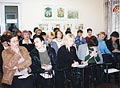 Аудитория внимательно слушает представителя николаевского издательства «Атолл» Сергея Дода